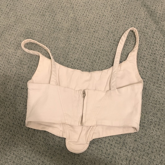 zara denim top - Picture 2 of 2